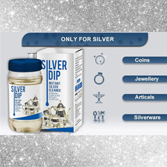 DailyNeedDeals Instant Silver Dip Cleaner - Sparkling Clean Jewellery & Silverware