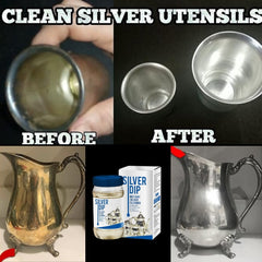 DailyNeedDeals Instant Silver Dip Cleaner - Sparkling Clean Jewellery & Silverware