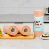 DailyNeedDeals Reusable Perforated Coconut Shell Soft Cleaning Cloth Roll (25 Sheets)