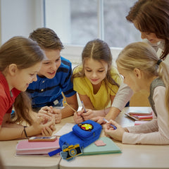 DailyNeedDeals: Portable Marvel Iron Man Blue Pencil Pouch / Small Utility Bag