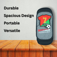 DailyNeedDeals: Portable Sport Theme T-Shirt #7 Pencil/Utility Pouch - Grey