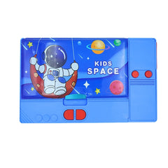 DailyNeedDeals | Multifunctional Utility Pencil & Geometry Box - Blue & Red Design