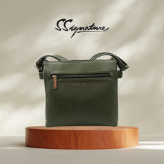 DailyNeedDeals | Lightweight Waterproof Olive Green Crossbody Bag - Signature Sling