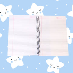 DailyNeedDeals | A4 Size Spiral Notebook - Geometric Hexagon Cover Design