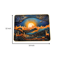 Mountain Sunset Decorative Art