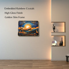 Mountain Sunset Decorative Art