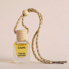 DailyNeedDeals™ Tuscan Leather Hanging Liquid Car Air Freshener |10Ml, Pack Of 1