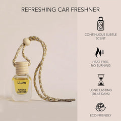 DailyNeedDeals™ Tuscan Leather Hanging Liquid Car Air Freshener |10Ml, Pack Of 1