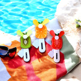 🌈 Cute Character Handheld Fans – Fun, Cool & Collectible! 🐯🍓