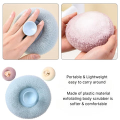 DailyNeedDeals Soft Exfoliating Bath Sponge with Built-in Massager