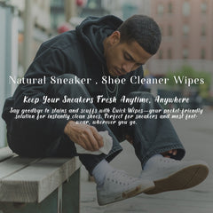 DailyNeedDeals™ Natural Sneaker & Shoe Cleaner Wipes - 1 Packs of 80