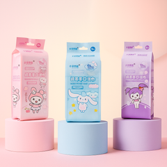 🧼 Gentle Care Wet Tissue Pack – Cute & Kid-Friendly 🐰💜