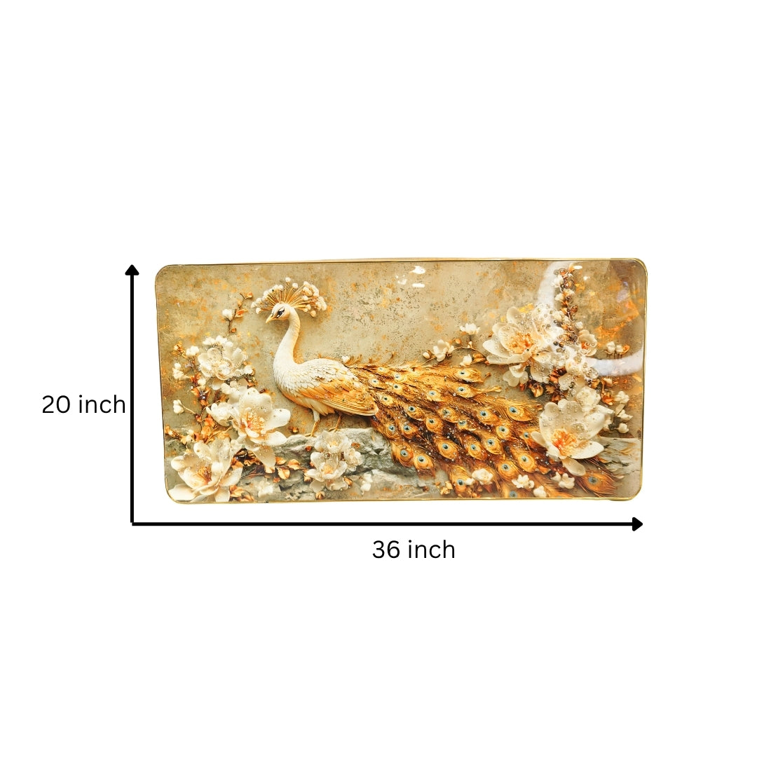 Royal Golden Peacock Decorative