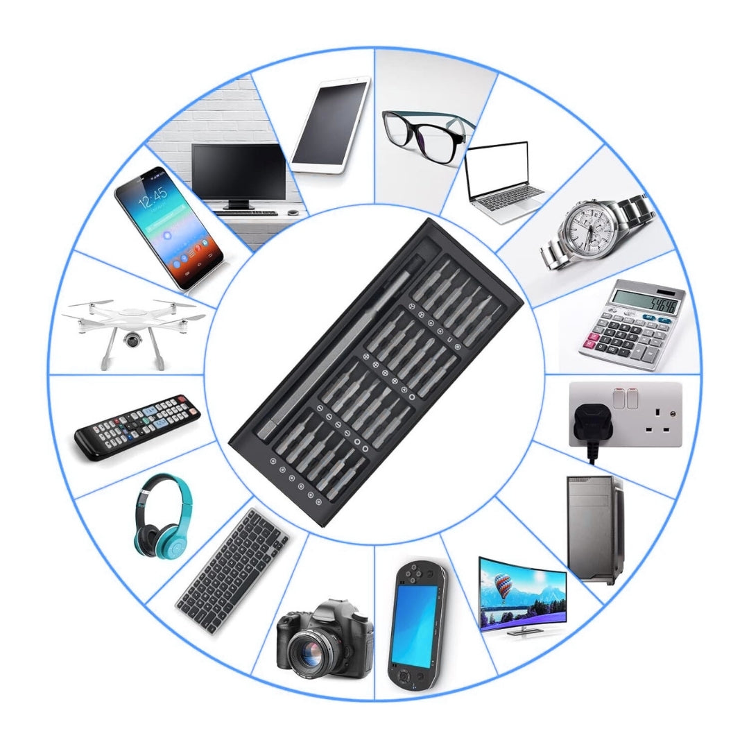 DailyNeedDeals Precision Magnetic Screwdriver Bit Set for Electronics & Repair