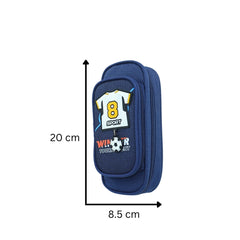DailyNeedDeals: Versatile Sport Theme T-Shirt #8 Pencil/Utility Pouch - Blue