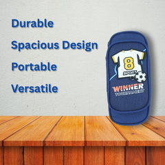 DailyNeedDeals: Versatile Sport Theme T-Shirt #8 Pencil/Utility Pouch - Blue
