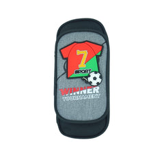 DailyNeedDeals: Portable Sport Theme T-Shirt #7 Pencil/Utility Pouch - Grey