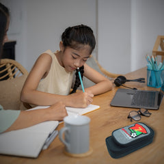 DailyNeedDeals: Portable Sport Theme T-Shirt #7 Pencil/Utility Pouch - Grey