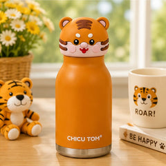 Chicu Tom 3D Animal Steel Bottle |
Cute Insulated Water Bottle for Kids (500ml)