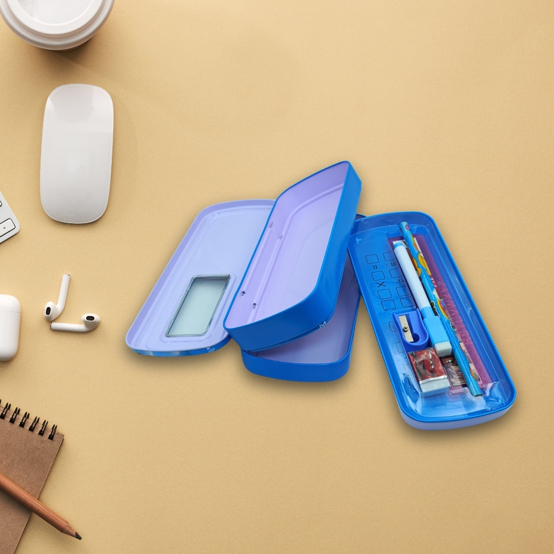 DailyNeedDeals | Disney Pixar Cars Lightning McQueen Pencil Box - Race Car Theme