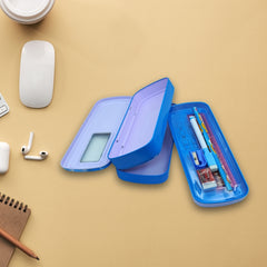 DailyNeedDeals | Disney Pixar Cars Lightning McQueen Pencil Box - Race Car Theme