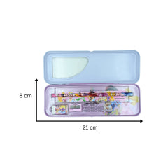 DailyNeedDeals | Disney Frozen Theme Metal Pencil Box - Elsa, Anna, and Olaf Stationery Set