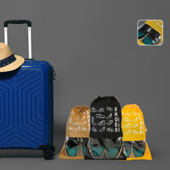 Travel & Storage Shoe Bags with Clear Window | Dustproof Portable Organizers