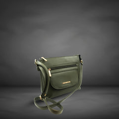 DailyNeedDeals | Lightweight Waterproof Olive Green Crossbody Bag - Signature Sling