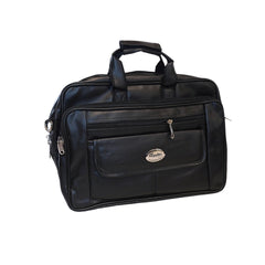 DailyNeedDeals | Classic Black Formal Office Bag - Lightweight, Waterproof Laptop Satchel