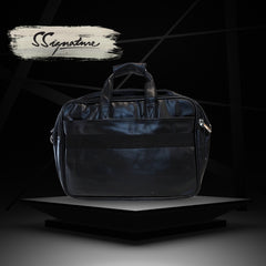 DailyNeedDeals | Classic Black Formal Office Bag - Lightweight, Waterproof Laptop Satchel