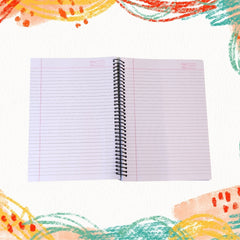 DailyNeedDeals | A4 Spiral Notebook - Comic Book Pop Art Cover | "Boom!" "Oh!!" Graphics|500Page