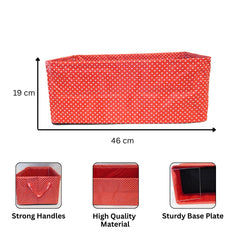 Modular Closet Storage Set | Polka Dot Tote & Quilted Drawer Dividers