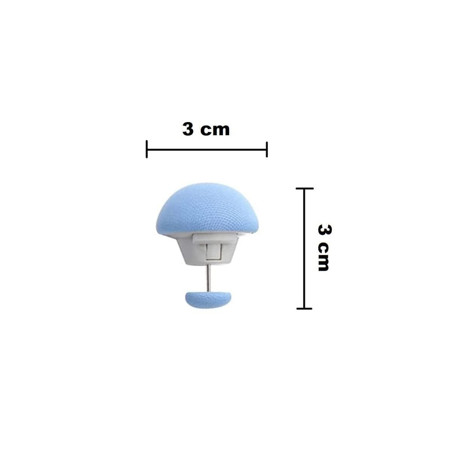 Mushroom Blanket Clips – Non-Slip Duvet Cover Fasteners, Quilt Holders, Comforter Clips, One-Key Unlock Bedding Accessories for Bed Sheets, Mattresses, Curtains & More (Random Color)_ (Pack of 8)