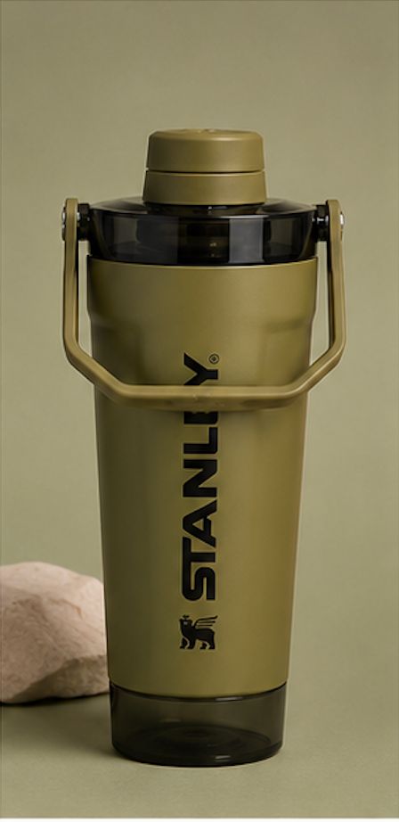 Stanley Style 591ML Active Shaker Bottle with Handle – Protein Shaker & Gym Water Bottle
