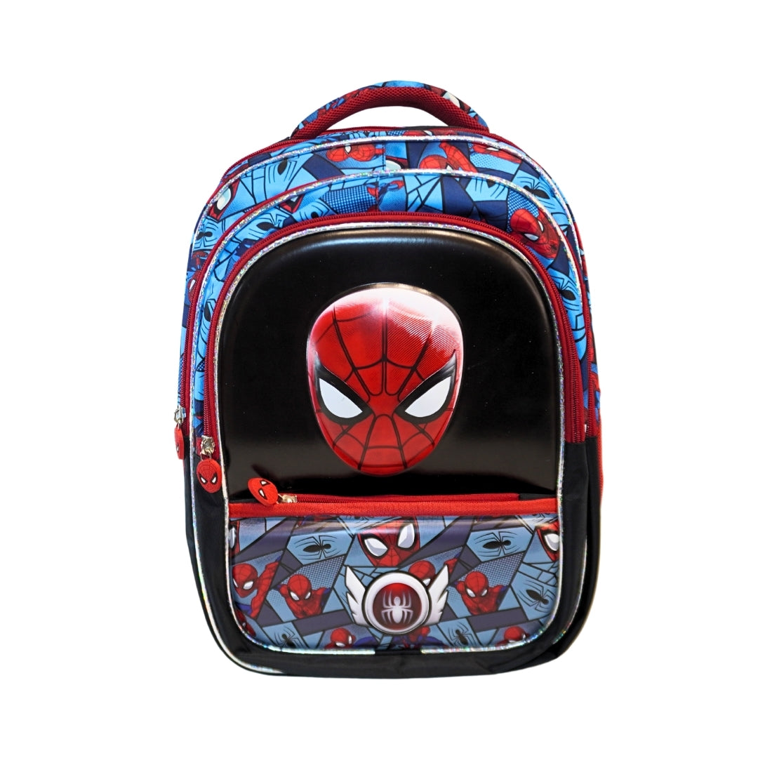 Spiderman Hardshell Kids Backpack | Durable School Bag with Spacious Compartment