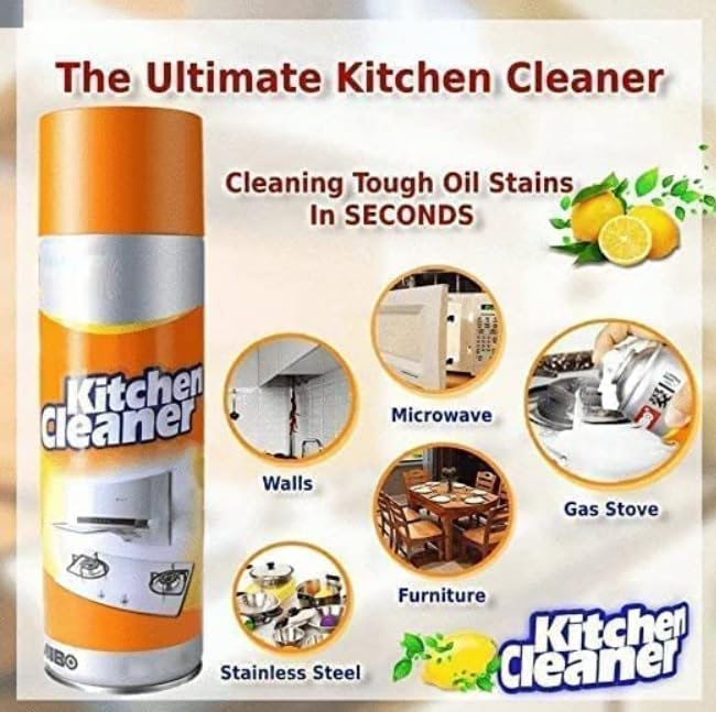 DailyNeedDeals FiHGO Multi-purpose Foam Cleaner with Brush Cap