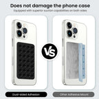 Suction Phone Case, Phone Suction Sticker, Silicone Suction Phone Case for Hands-Free Mobile Accessory Holder Grip, Video Phone Accessory Compatible Mirror, Shower-Black,Grey,Pink,White