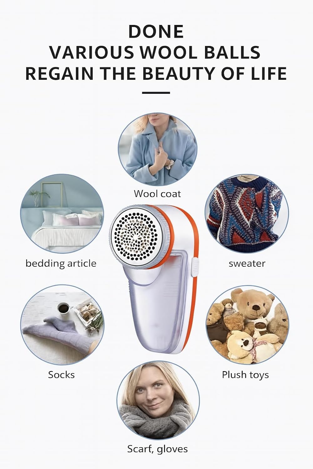 New Nova Electric Lint Remover. Tint and Dust Remover Compatible to Remove Lint Waste for Clothes Fuzz. Remover for All Woolen/Bubble Remover for Clothes, Sweaters, Blankets.