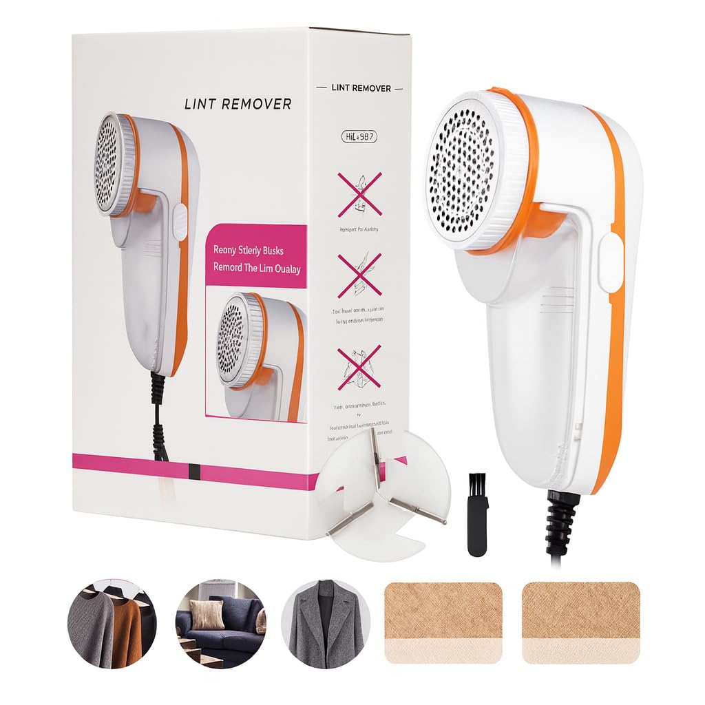New Nova Electric Lint Remover. Tint and Dust Remover Compatible to Remove Lint Waste for Clothes Fuzz. Remover for All Woolen/Bubble Remover for Clothes, Sweaters, Blankets.