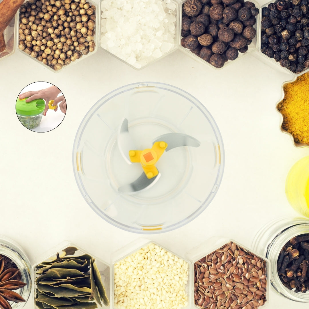 DailyNeedDeals Multi-Blade Manual Vegetable Chopper & Mincer