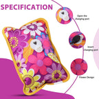 Hot Water Bag Heating Bag Gel hot Water Bag hot bags for pain relief hot water bags electric hot pack heat pad electric for pain relief electric heating pad for back pain Men & Women with Charging Cord (Multicolour)