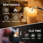 Upgraded Rechargeable Electric Gas Lighter for Kitchen Cooking Gas Stove, 360° Flexible Neck Arc Lighter Plasma Flameless Windproof USB Lighter (Multicolor)