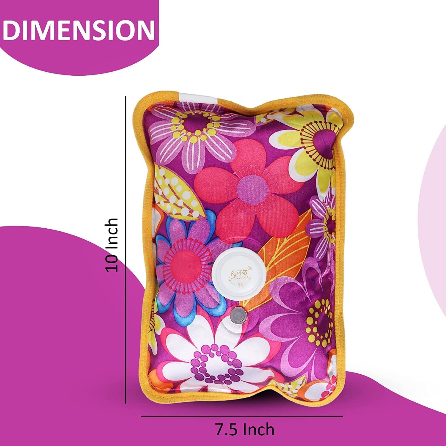 Hot Water Bag Heating Bag Gel hot Water Bag hot bags for pain relief hot water bags electric hot pack heat pad electric for pain relief electric heating pad for back pain Men & Women with Charging Cord (Multicolour)