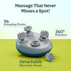 Scalp Massager | 96 Silicon Kneading Points with Detachable Heads | Scalp, Body & Head Massager for Hair Growth