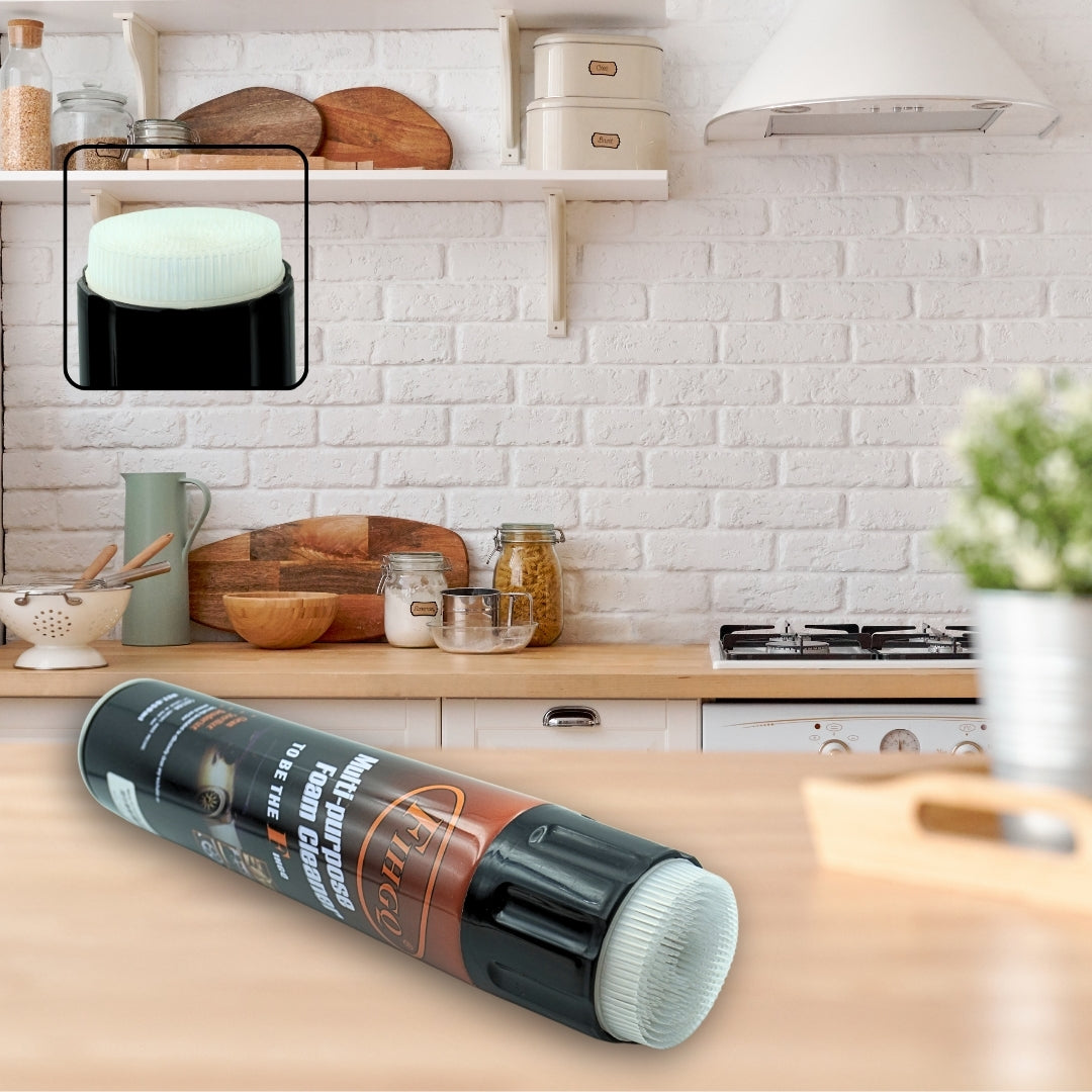 DailyNeedDeals FiHGO Multi-purpose Foam Cleaner with Brush Cap
