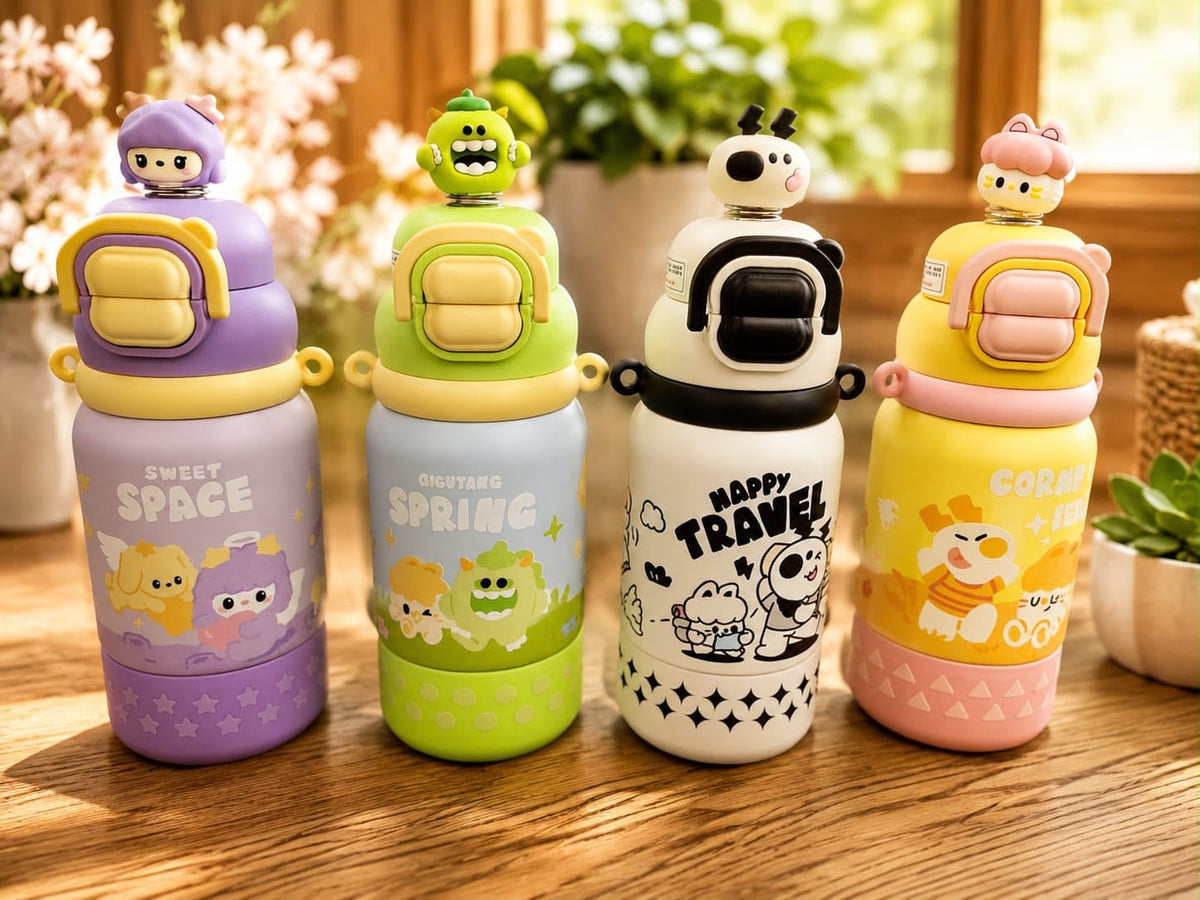 Insulated Bottles 500 ml Double Drink Hot and Cold with Strap