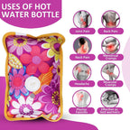 Hot Water Bag Heating Bag Gel hot Water Bag hot bags for pain relief hot water bags electric hot pack heat pad electric for pain relief electric heating pad for back pain Men & Women with Charging Cord (Multicolour)