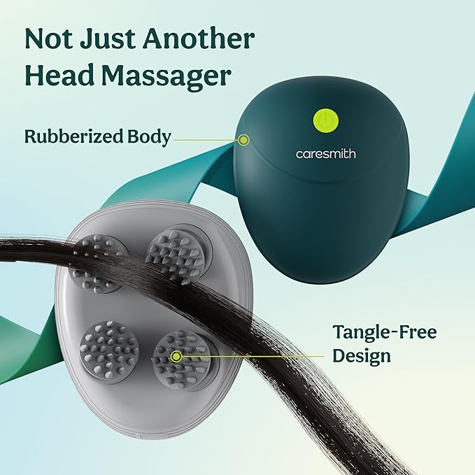 Scalp Massager | 96 Silicon Kneading Points with Detachable Heads | Scalp, Body & Head Massager for Hair Growth