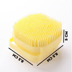 DailyNeedDeals 2-in-1 Pet Shampoo Dispenser & Massaging Bath Brush for Dogs & Cats