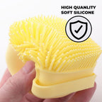 DailyNeedDeals 2-in-1 Pet Shampoo Dispenser & Massaging Bath Brush for Dogs & Cats